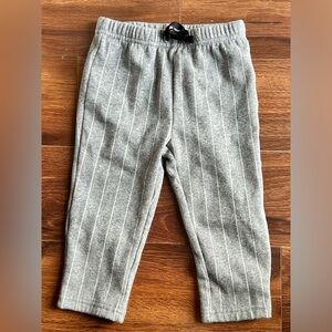 First Impressions Gray Striped Bottoms